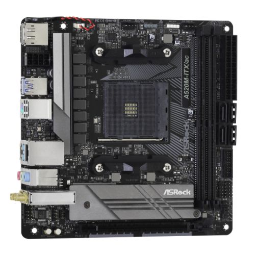 Asrock A520M-ITX/AC AMD A520 AM4 Mini ITX 2 DDR4 HDMI DP AC Wi-Fi M.2