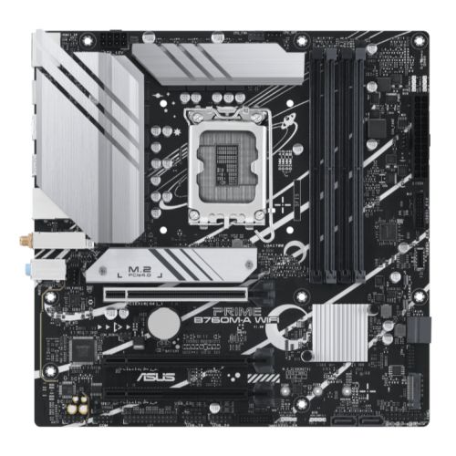 Asus PRIME B760M-A WIFI Intel B760 1700 Micro ATX 4 DDR5 2 HDMI DP Wi-Fi 6 2.5G LAN PCIe4 2x M.2
