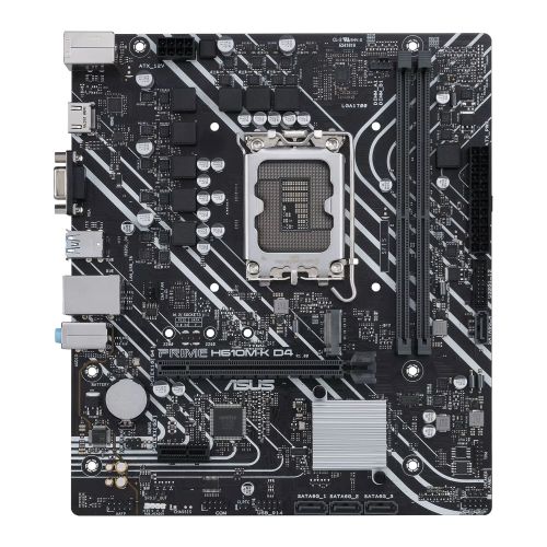 Asus PRIME H610M-K D4 Intel H610 1700 Micro ATX 2 DDR4 VGA HDMI PCIe4 1x M.2