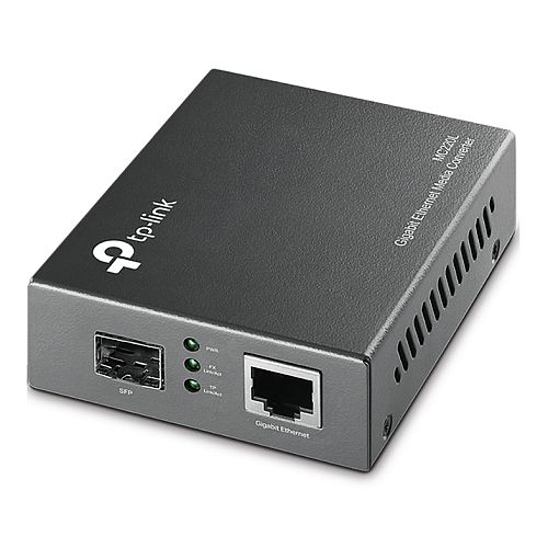 TP-LINK (MC220L) Gigabit SFP Media Converter 1x GB Auto-Negotiation RJ45 Half-Duplex / Full-Duplex