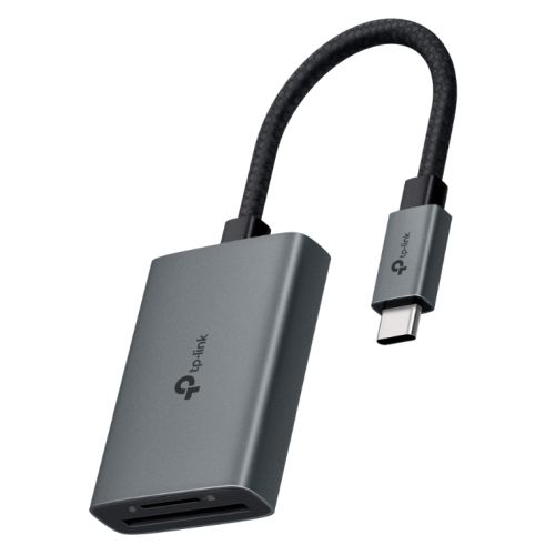 TP-LINK External USB 3.0 Type-C Card Reader SD/microSD UHS-I Aluminium USB Powered