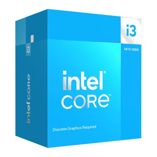 Intel Core i3-14100F CPU 1700 Up to 4.7GHz Quad Core 60W (110W Turbo) 10nm 12MB Cache Raptor Lake Refresh No Graphics