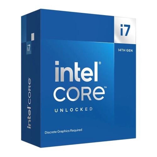 Intel Core i7-14700KF CPU 1700 3.4 GHz (5.6 Turbo) 20-Core 125W (253W Turbo) 10nm 33MB Cache Unlocked Raptor Lake Refresh No Graphics NO HEATSINK/FAN