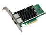X540T2BLK  | Intel 2-Port 10Gb/s 10GBase-T PCI Express 2.1 x8 Gigabit Ethernet Converged Network Adapter Card