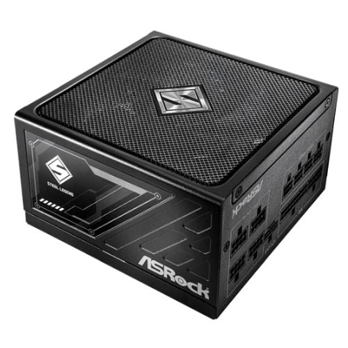 Asrock 750W Steel Legend SL-750G PSU Fully Modular 80+ Gold Cybenetics Platinum & Lambda A+ ATX 3.1 PCIe 5.1