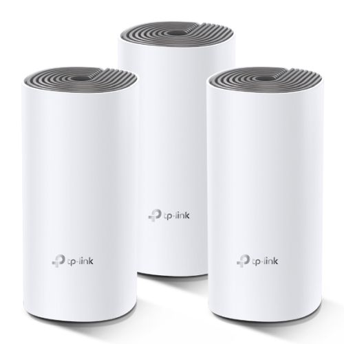 TP-LINK (DECO E4) Whole-Home Mesh Wi-Fi System (3 Pack) Dual Band AC1200 2 x LAN on each Unit