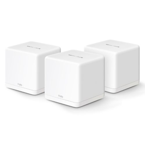 Mercusys (Halo H1500X 3-Pack) AX1500 Dual Band Whole Home Mesh Wi-Fi 6 System OFDMA & MU-MIMO