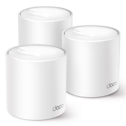 TP-LINK (DECO X1500) AX1500 Whole Home Mesh Wi-Fi 6 System 3 Pack Dual Band OFDMA & MU-MIMO
