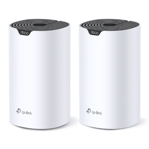 TP-LINK (DECO S7) Whole-Home Mesh Wi-Fi System 2 Pack Dual Band AC1900 MU-MIMO Robust Parental Controls 3x GB LAN on each Unit