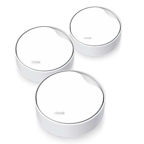 TP-LINK (DECO X50-POE) AX3000 Dual Band Wireless Mesh Wi-Fi 6 System with PoE 3 Pack 2.5G LAN OFDMA & MU-MIMO TP-Link HomeShield