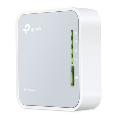 TP-LINK (TL-WR902AC) AC750 (433+300) Wireless Dual Band Travel Router 3G/4G USB