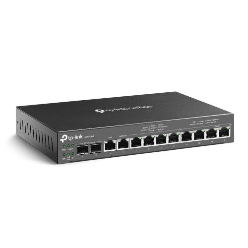 TP-LINK (ER7212PC) Omada 3-in-1 Gigabit VPN Router - Router + PoE Switch + Omada Controller 12 Ports Up to 4x WAN