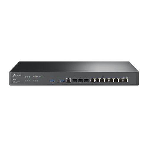 TP-LINK (ER8411) Omada VPN Router with 10G Ports Omada SDN 2x 10GE SFP+ Up to 10 WAN Abundant Security Features