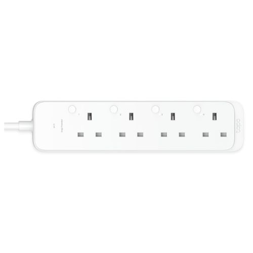 TP-LINK (TAPO P304M) Smart Wi-Fi Power Strip 4 Outlets App/Voice Control Surge Protection Energy Monitoring Matter Certified