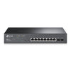 TP-LINK (SG2210MP) JetStream 10-Port Gigabit Smart Switch with 8-Port PoE+ 2 GB SFP Slots Rackmountable