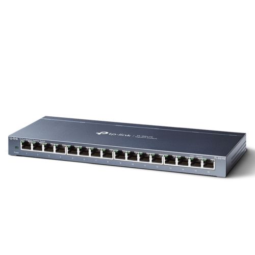 TP-LINK (TL-SG116) 16-Port Gigabit Unmanaged Desktop Switch Steel Case