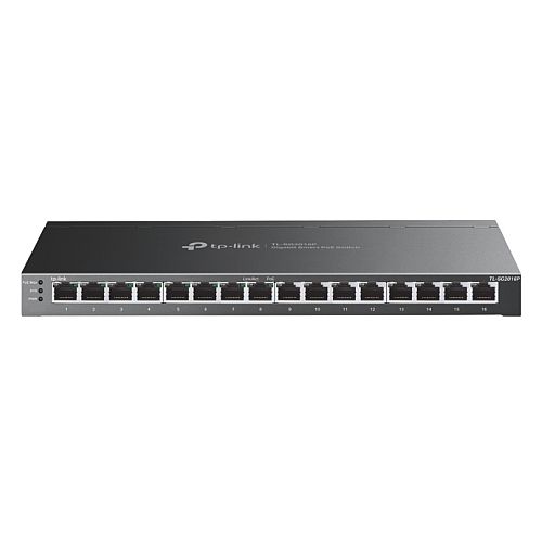 TP-LINK (SG2016P) JetStream 16-Port Gigabit Smart Switch with 8-Port PoE+ Centralized Management