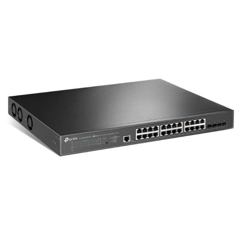 TP-LINK (SG3428XPP-M2) JetStream 24-Port 2.5GBASE-T & 4-Port 10GE SFP+ L2+ Managed Switch with 16-Port PoE+ & 8-Port PoE++ Rackmountable
