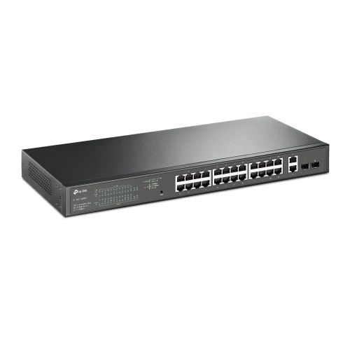 TP-LINK (TL-SG1428PE) 28-Port Gigabit PoE+ Easy Smart Switch 24-Port PoE+ 2 SFP Ports Rackmountable