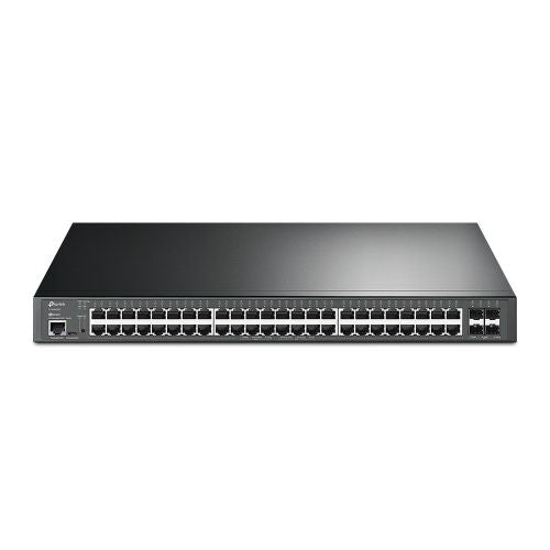 TP-LINK (SG3452XP) JetStream 48-Port Gigabit and 4-Port 10GE SFP+ L2+ Managed Switch with 48-Port PoE+ Rackmountable