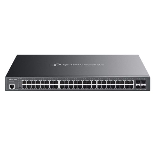TP-LINK (SG3452XMPP) Omada 48-Port Gigabit and 4-Port 10GE SFP+ L2+ Managed Switch with 40-Port PoE+ & 8-Port PoE++ Rackmountable