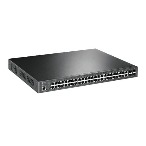 TP-LINK (SG3452P) JetStream 52-Port Gigabit L2+ Managed Switch with 48-Port PoE+ 4 SFP Slots Rackmountable