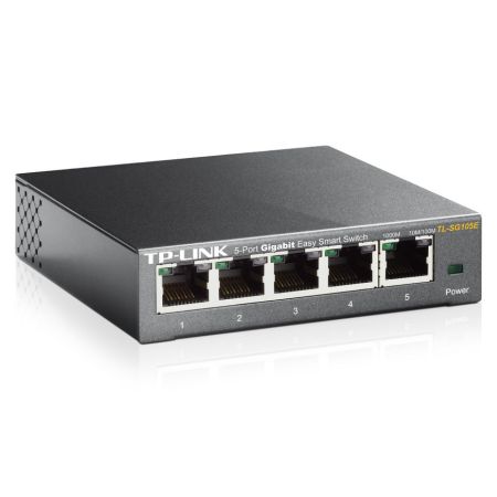 TP-LINK (TL-SG105E) 5-Port Gigabit Easy Smart Switch Steel Case