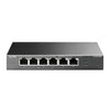 TP-LINK (TL-SF1006P) 6-Port 10/100 Unmanaged Desktop Switch 4 Port PoE+ Steel Case