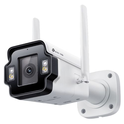 TP-LINK (InSight S345-4G) VIGI 4MP Outdoor Full-Colour 4G Bullet Network Camera w/ 4mm Lens 4G Mobile Networking 3x LAN AI Detection/Classification Two-Way Audio