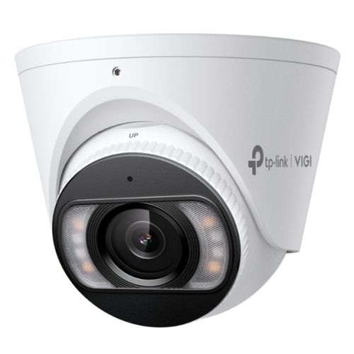 TP-LINK (InSight S485 4MM) VIGI 8MP Full-Colour Turret Network Camera w/ 4mm Lens IP67 PoE AI Detection/Classification Two-Way Audio H.265+