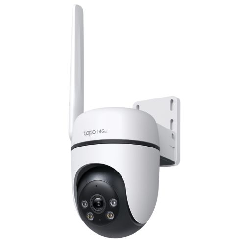 TP-LINK (TAPO C501GW) Outdoor Pan/Tilt 4G LTE 1080P Security Camera Dual Mode 4G/PoE 360° Smart AI Detection Sound & Light Alarm 2-Way Audio