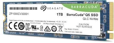 ZP1000CV30001 | Seagate Barracuda Q5 1TB 3D Quad-Level-Cell PCI Express 3.0 x4 NVMe 1.3 M.2 2280-S2 Solid State Drive