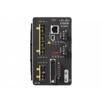 IE-2000-4S-TS-G-L  Cisco Industrial Ethernet 2000 Series (IE-2000-4S-TS-G-L) 4 Ports Managed Switch