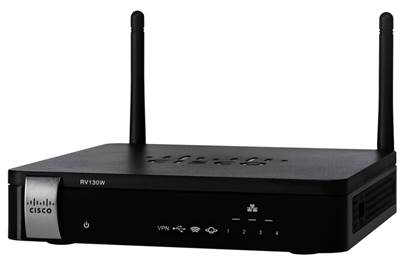 RV130W-E-K9-G5 | Cisco Small Business RV130W Wireless router 4-Port Switch GigE 802.11b/g/n 2.4 GHz wall-mountable