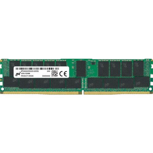 MTA18ASF2G72PZ-2G6J1 Micron 16GB DDR4-2666MHz PC4-21300 Registered ECC CL19 288-Pin DIMM 1.2V Single Rank Memory Module