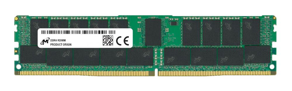 MTA18ASF4G72PDZ-3G2B2 Micron 32GB DDR4-3200MHz PC4-25600 Registered ECC CL22 288-Pin DIMM 1.2V Dual Rank Memory Module