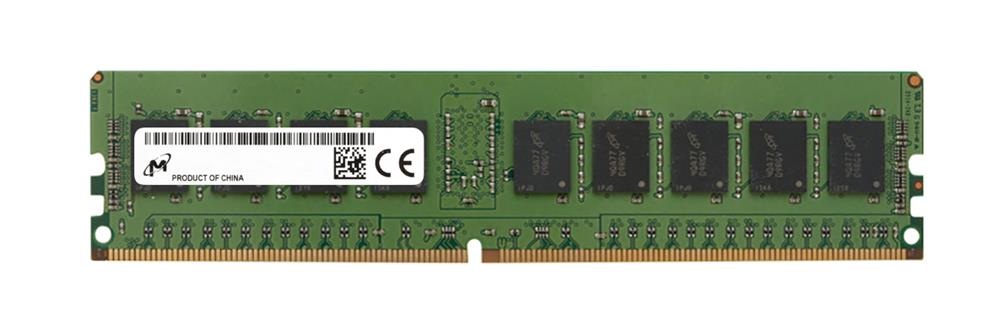MTA9ASF1G72PZ-2G6J1 Micron 8GB DDR4-2666MHz PC4-21300 Registered ECC CL19 288-Pin DIMM 1.2V Single Rank Memory Module