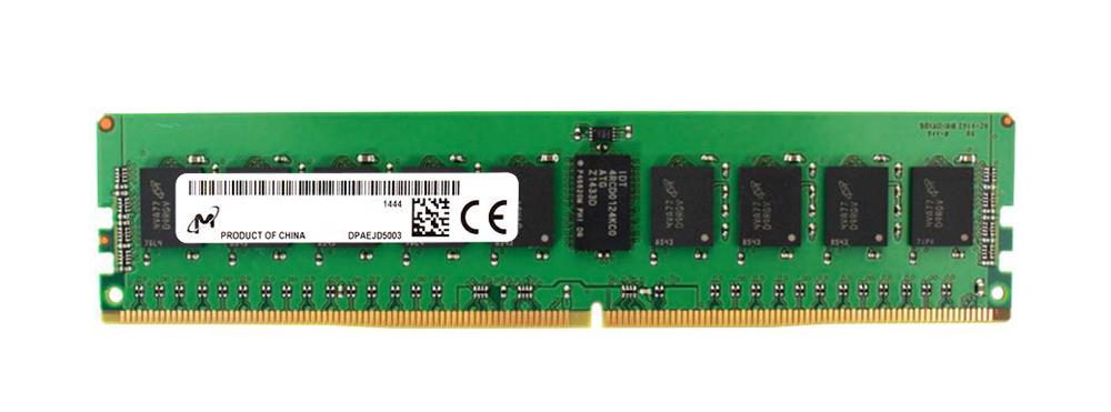 MTA9ASF1G72PZ-3G2E2 Micron 8GB DDR4-3200MHz PC4-25600 Registered ECC CL22 288-Pin DIMM 1.2V Single Rank Memory Module