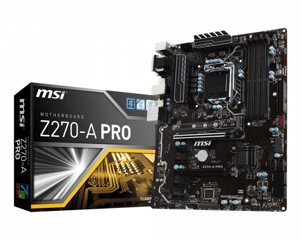 Z270-APRO MSI Z270-A PRO Intel LGA 1151 DDR4 USB CFX ATX MB