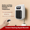 Wall Mounted Portable Small  With Remote Control, Adjustable Silent Thermostat Suitable For Winter Home Offices Bathroom