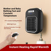 Wall Mounted Portable Small  With Remote Control, Adjustable Silent Thermostat Suitable For Winter Home Offices Bathroom