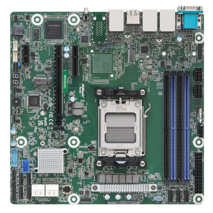 Asrock Rack B650D4U AMD B650E AM5 Micro ATX 4 DDR5 HDMI DP 2x GB LAN IPMI Remote Management PCIe5 2x M.2
