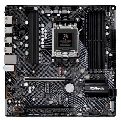 Asrock B650M PG LIGHTNING AMD B650 AM5 Micro ATX 4 DDR5 HDMI DP 2.5G LAN PCIe4 3x M.2