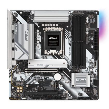 Asrock B760M PRO RS Intel B760 1700 Micro ATX 4 DDR5 HDMI DP 2.5G LAN PCIe5 RGB 3x M.2