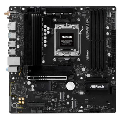 Asrock B850M PRO-A WIFI AMD B850 AM5 Micro ATX 4 DDR5 HDMI DP Wi-Fi 6E 2.5G LAN 3x M.2