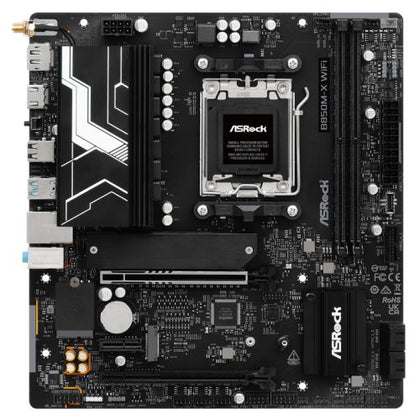 Asrock B850M-X WIFI R2.0 AMD B850 AM5 Micro ATX 2 DDR5 HDMI DP Wi-Fi 6E 2.5G LAN 2x M.2