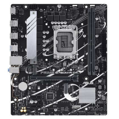 Asus PRIME B760M-R D4 Intel B760 1700 Micro ATX 2 DDR4 HDMI 2.5G LAN PCIe4 2x M.2