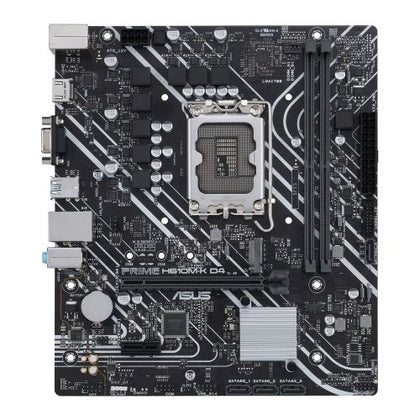 Asus PRIME H610M-K D4 Intel H610 1700 Micro ATX 2 DDR4 VGA HDMI PCIe4 1x M.2