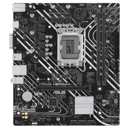 Asus PRIME H610M-K Intel H610 1700 Micro ATX 2 DDR5 VGA HDMI PCIe4 1x M.2