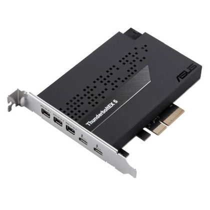 Asus ThunderboltEX 5 Expansion Card PCIe 4.0 2x Thunderbolt 5 (USB-C) 3x Mini DisplayPort In Up to 120Gbps Bandwidth